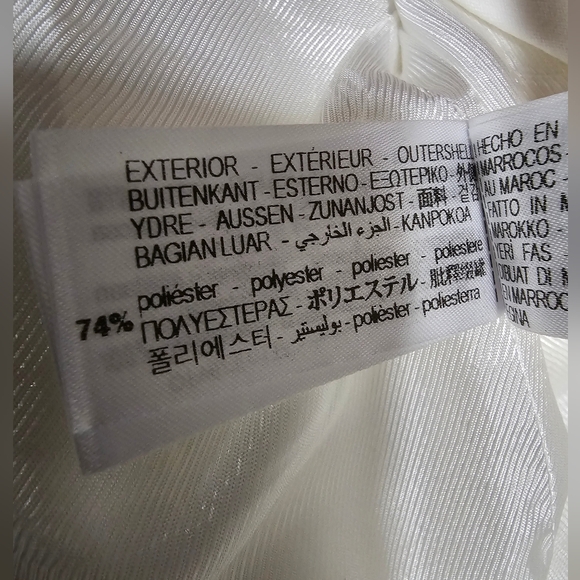 NWT! Zara‎ White Tailored Vest Suit Top Jacket Preppy Old Money Academia Size S - Picture 6 of 8